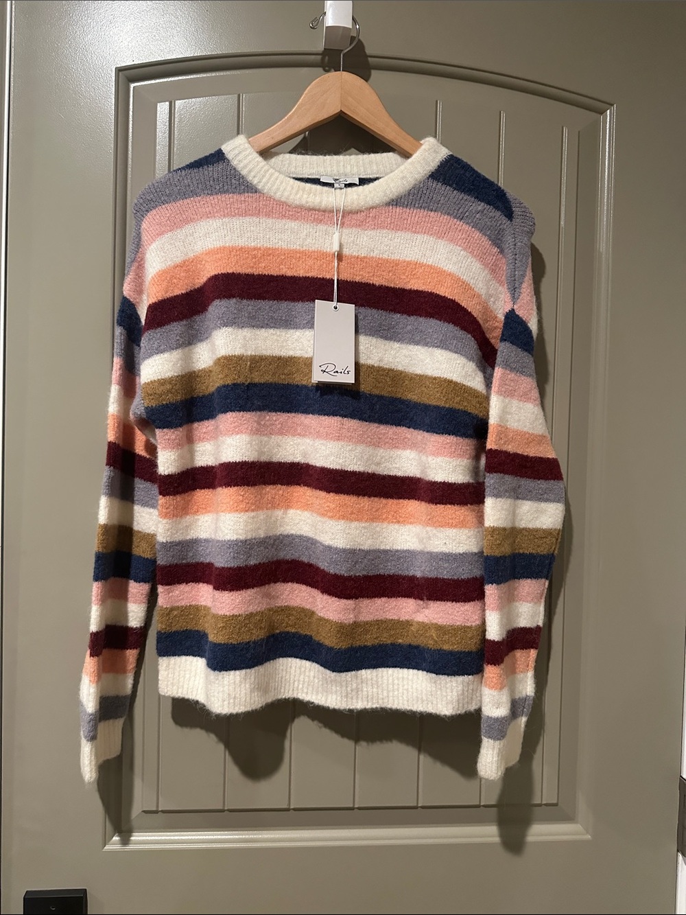 RAILS Alpaca Wool Crew Sweater S